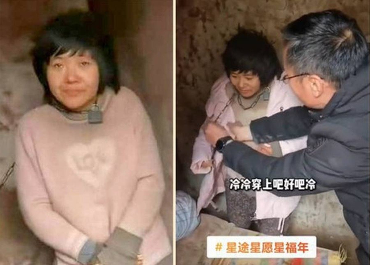 Homem é preso na China por manter esposa acorrentada pelo pescoço
