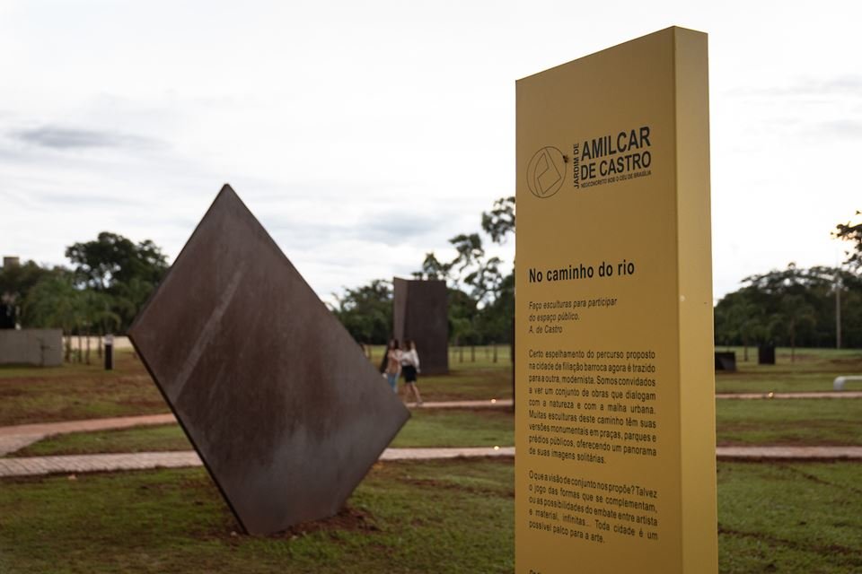 22/02/2022. Brasília-DF. Coquetel de abertura da mostra Jardim de Amilcar de Castro. Fotos: Matheus Veloso/Especial Metrópoles