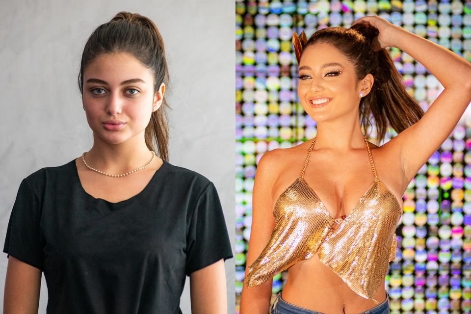 antes e depois da make