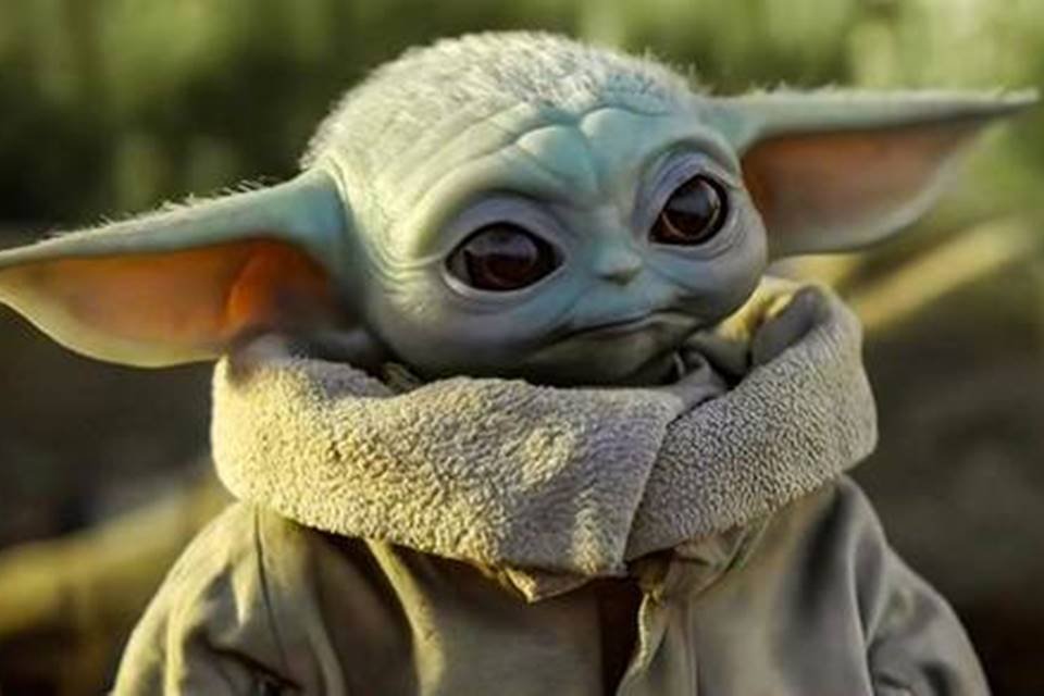 Boneco Pelúcia Baby Yoda Mandalorian Original Star Wars