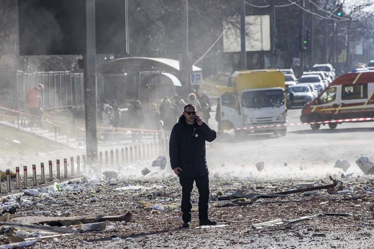 Lixo radioativo próximo à Kiev é atingido em ataque aéreo, diz agência