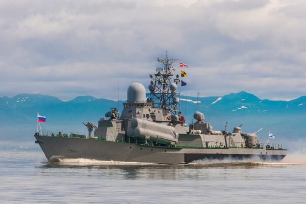 Navio de guerra russo