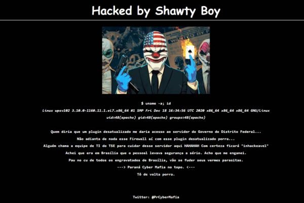 Ataque de hackers nos site do DF
