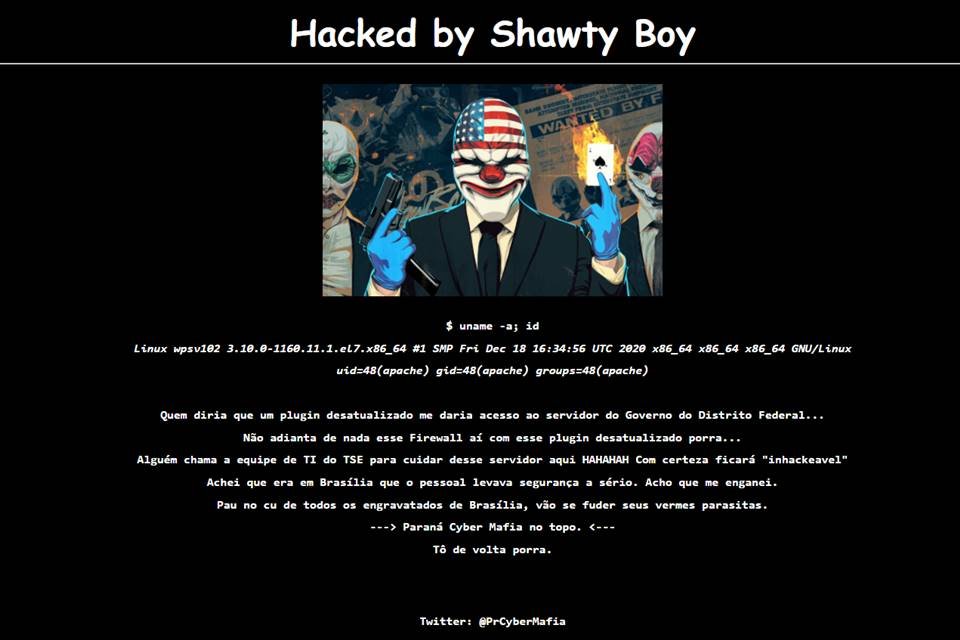 Hackers invadem redes sociais do governo e ridicularizam líder