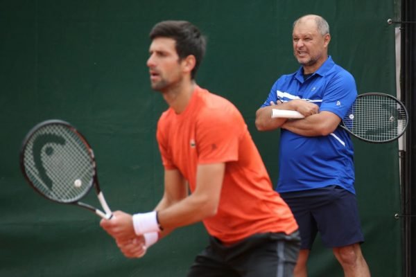 Djokovic rompeu com o treinador Marian Vajda