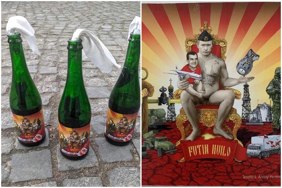 Cervejaria ucraniana passa a produzir coquetéis molotov contra russos
