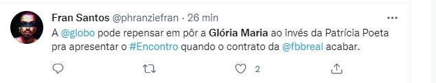 Glória Maria no Encontro
