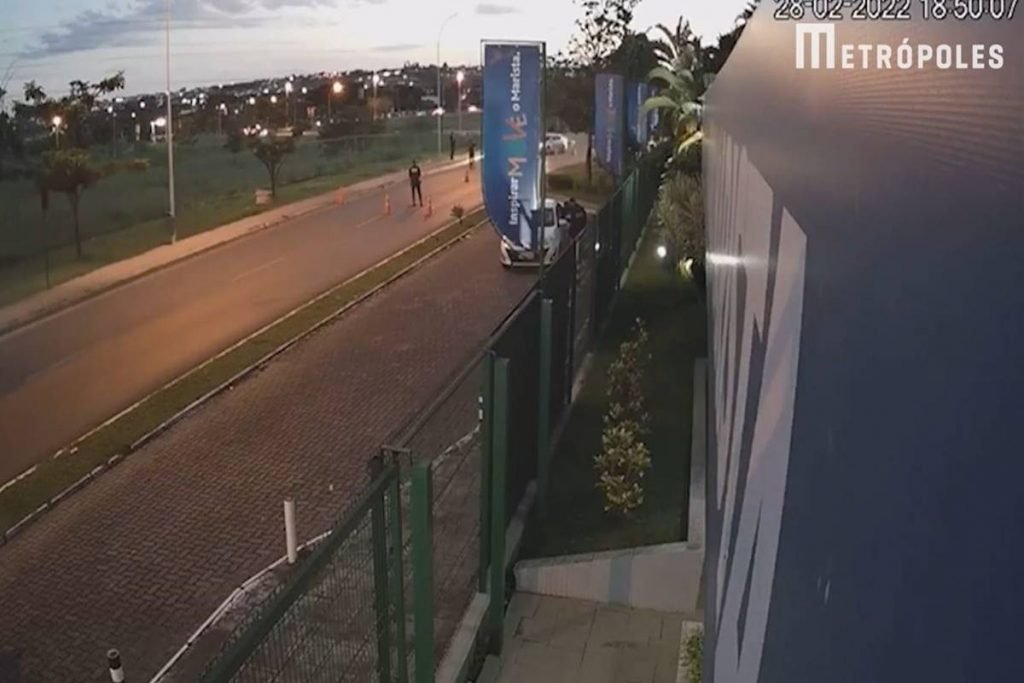 Rua em Águas Claras