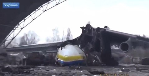 Antonov foi destruído em ataque