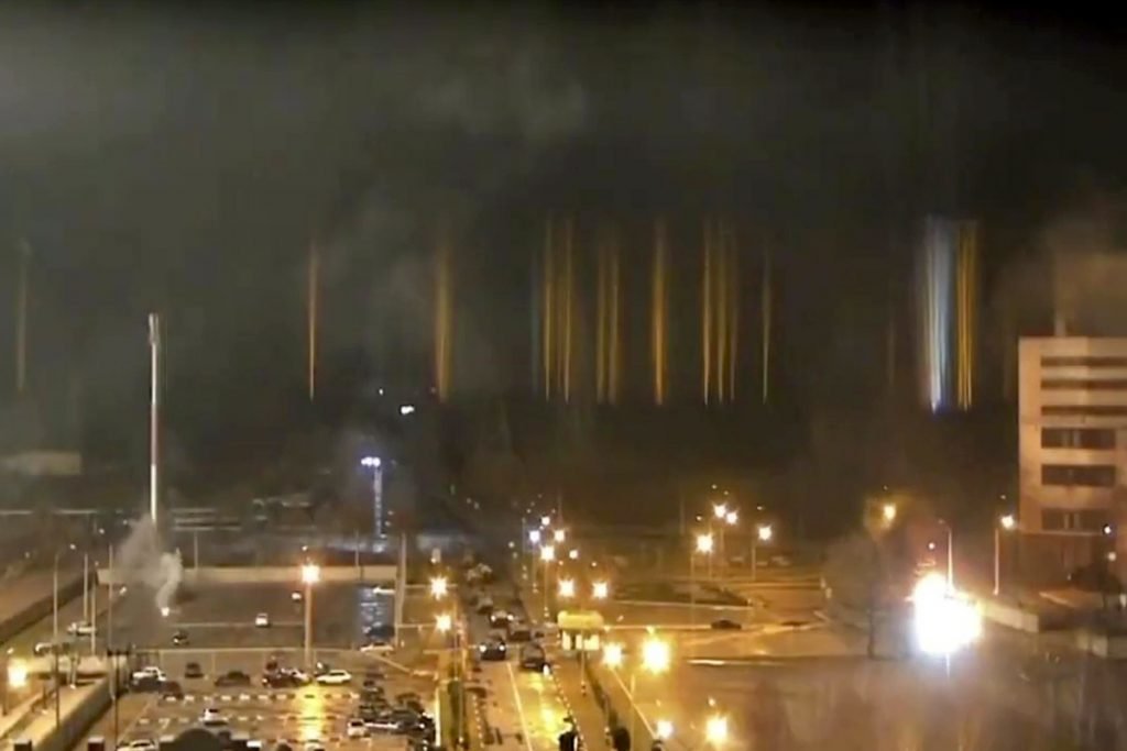 maior usina nuclear da Europa, a ucraniana Zaporizhzhia