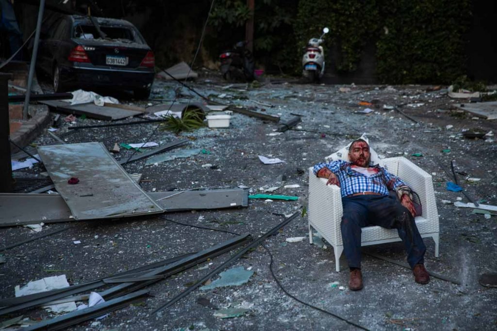 Explosão poro Líbano Beirute