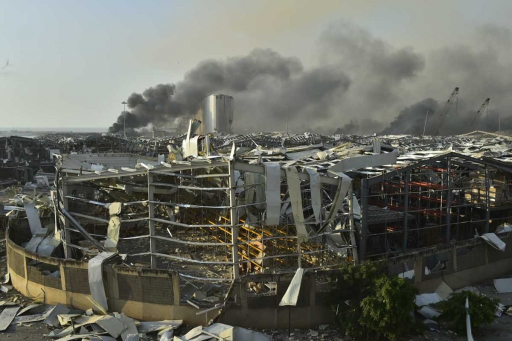 Explosão poro Líbano Beirute