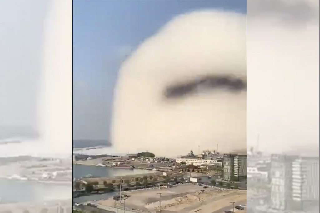 explosão Beirute porto libano