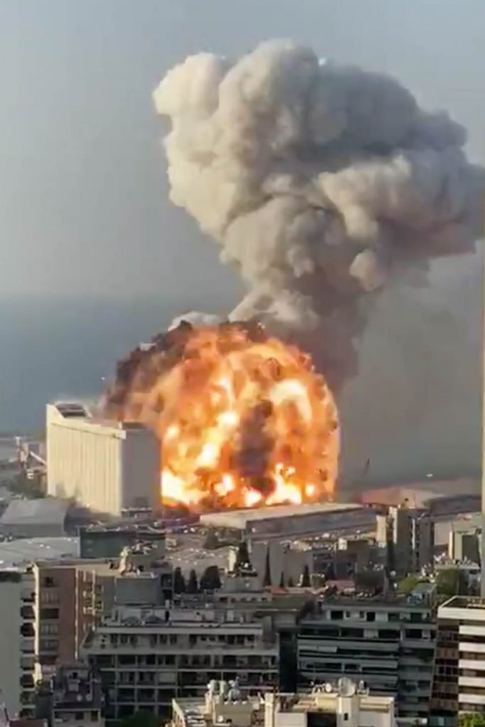 explosão Beirute porto libano