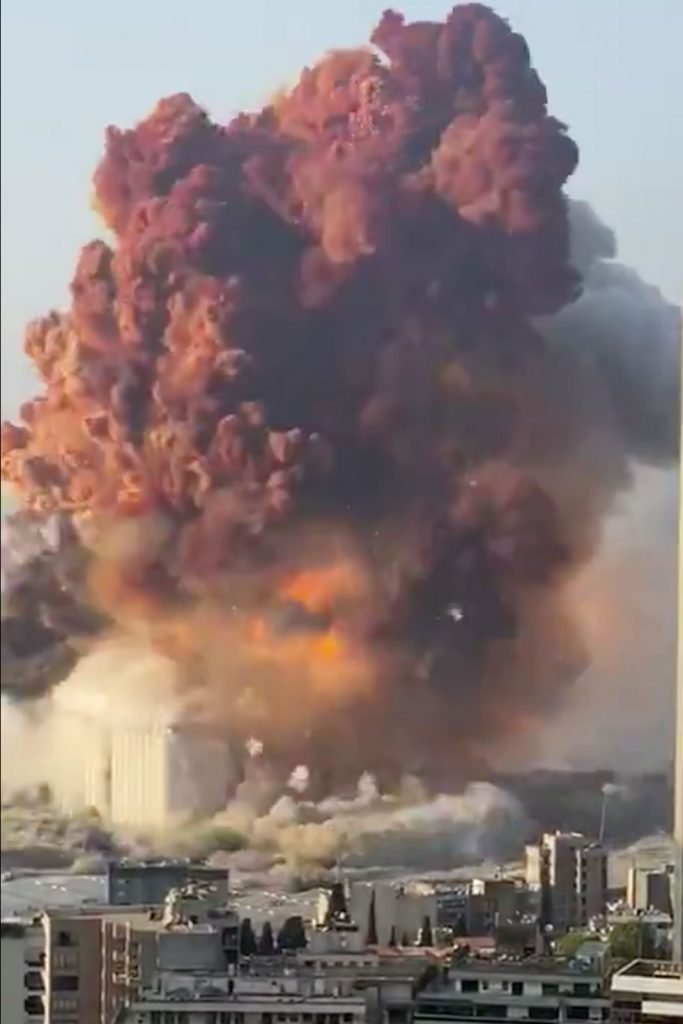 explosão Beirute porto libano