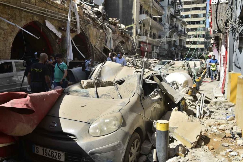 Explosão porto Líbano Beirute