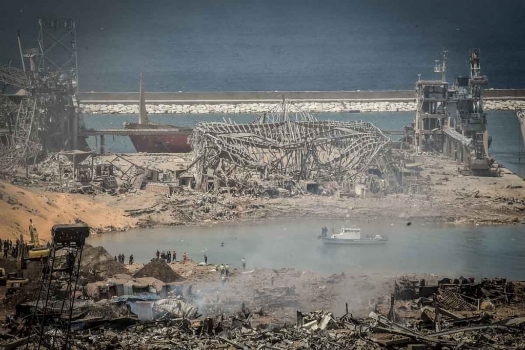 Explosão porto Líbano Beirute