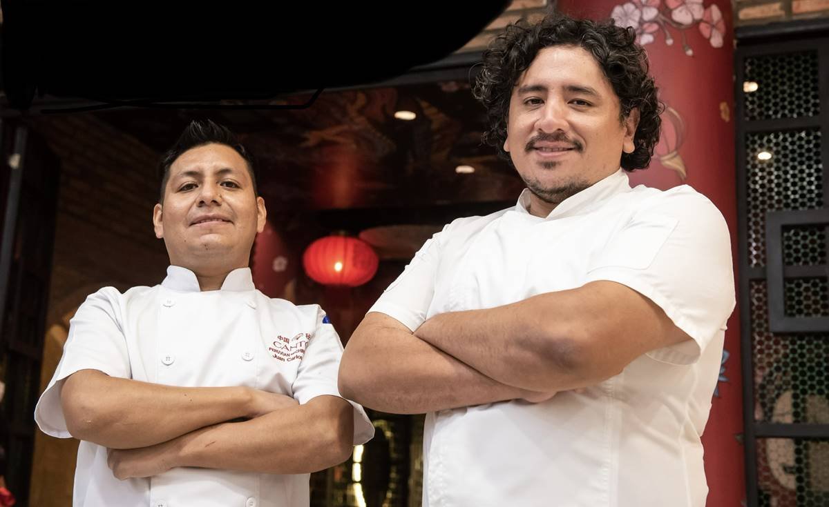 Chefs Carlitos Apolinário e Marco Espinoza