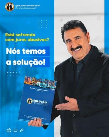 Ratinho faz propagando para a Solução Financeira