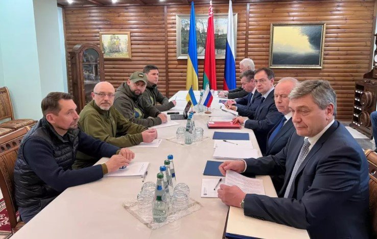 Terceira reuniao entre Russia e Ucrania para cessar-fogo