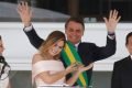 michelle bolsonaro em posse do marido
