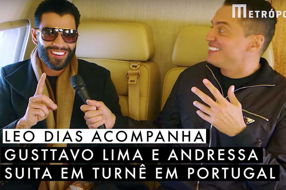 Leo Dias entrevista Gusttavo Lima em Portugal