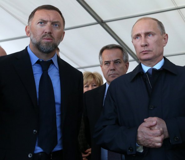 Oleg Deripaska e Vladimir Putin