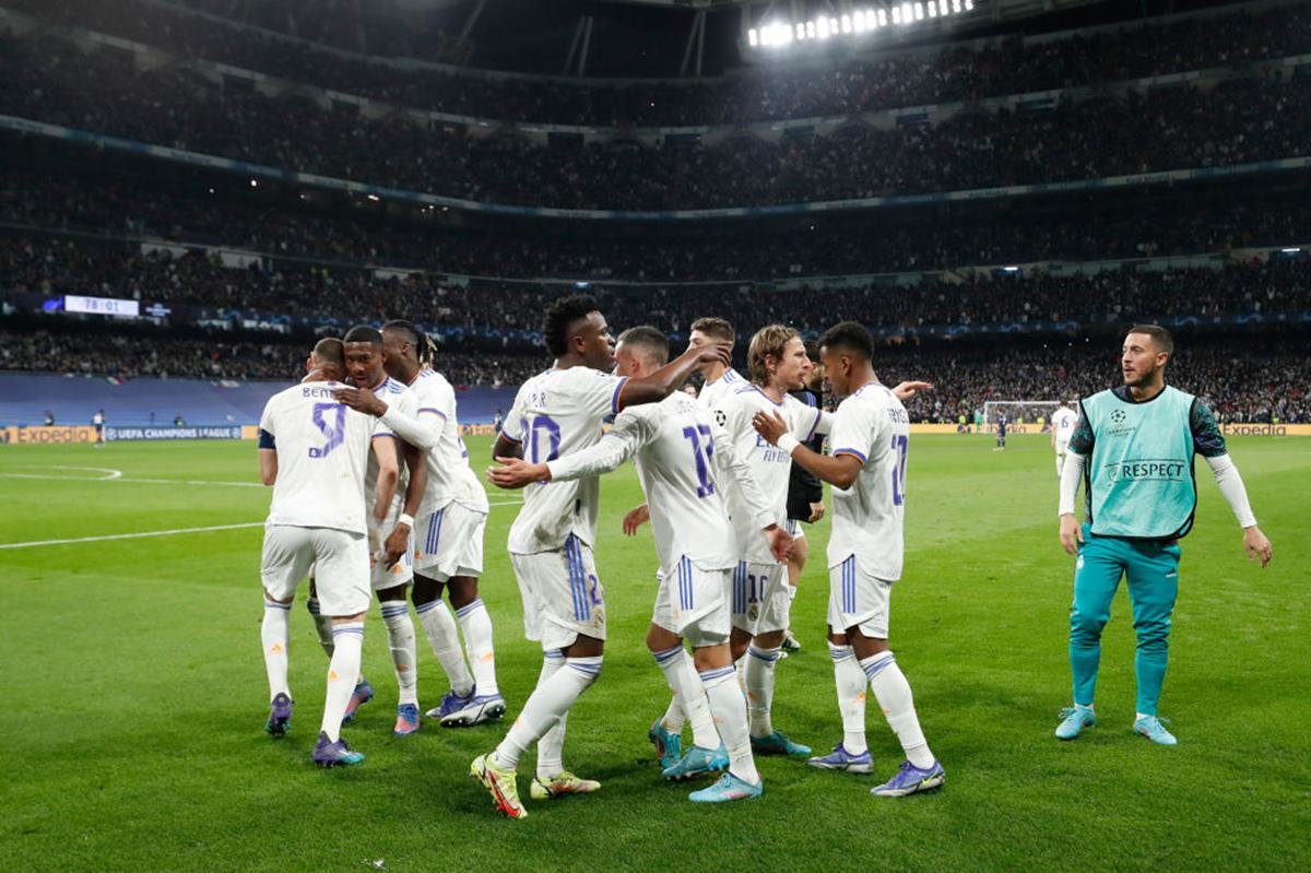 Celebração da classificação do Real Madrid na Champions viraliza