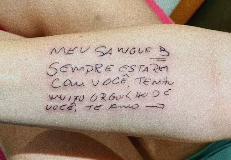 Daughter Tattoos Message Written By Father Before Dying Of Covid In Sp The Goa Spotlight