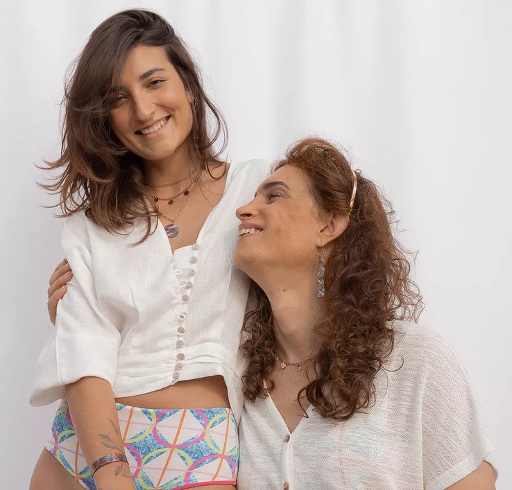 Maria Eduarda teve apoio da família, incluindo a filha, um filho, que tem síndrome de Down, e da mãe de 80 anos