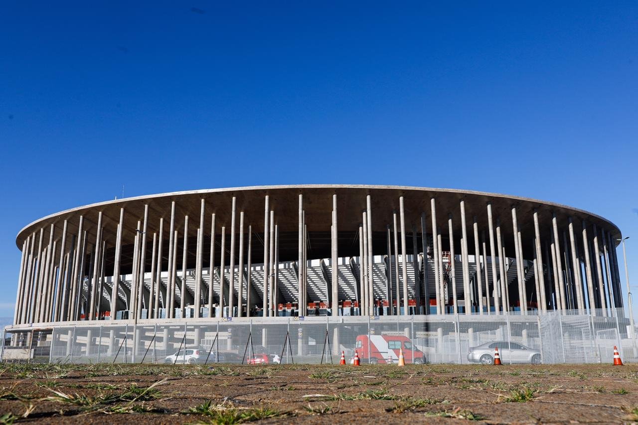 Fachada do Estádio Mané Garrincha