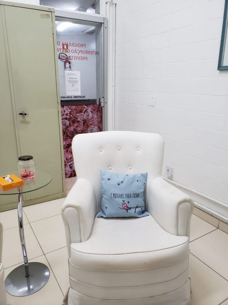 Sala de atendimento do programa de interrupção gestacional prevista em lei
