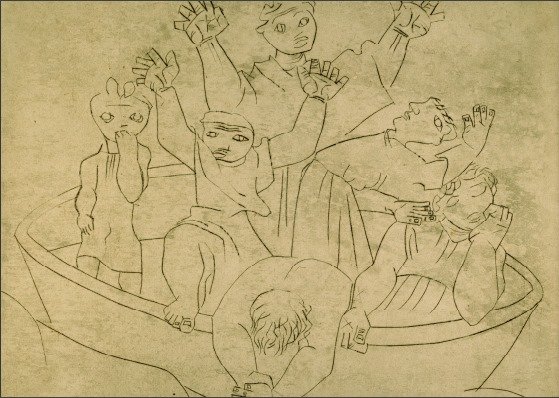 A barca, de Cândido Portinari