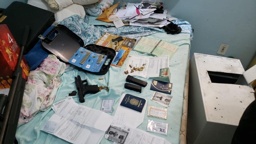Armas apreendidas pela PF