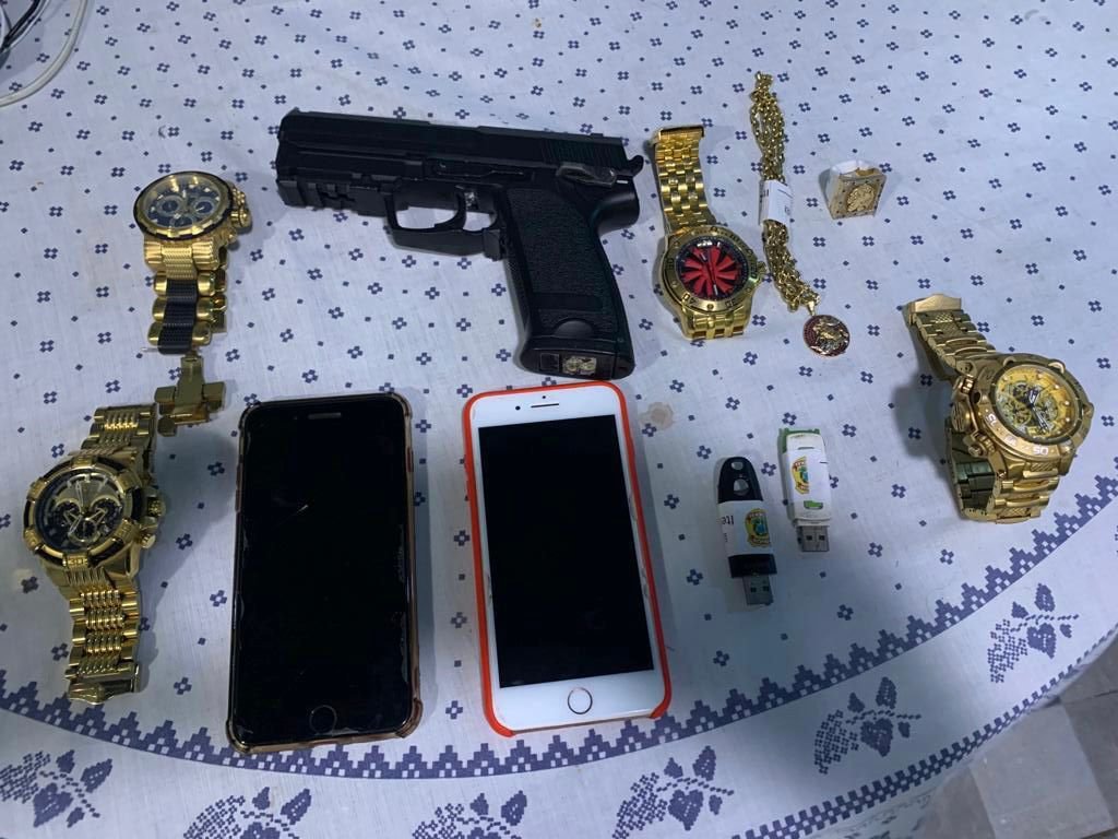 Armas apreendidas pela PF