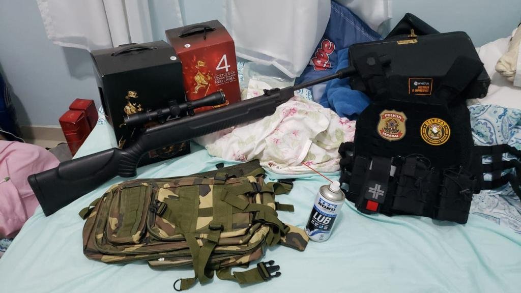 Armas apreendidas pela PF