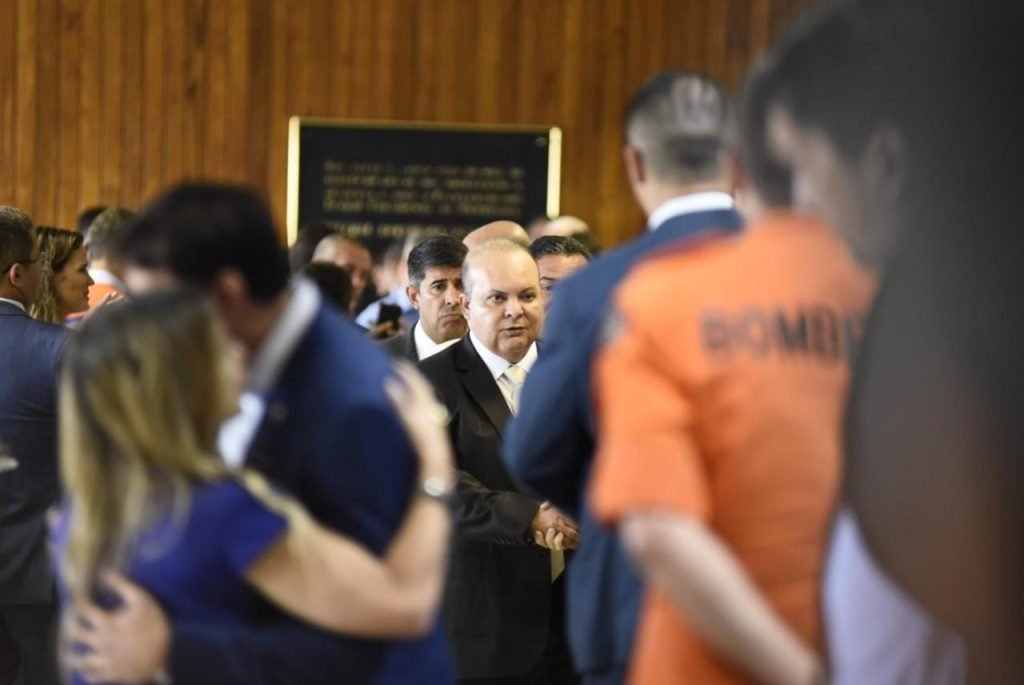 Governador Ibaneis Rocha em solenidade com as forças de segurança pública do DF, no Palácio do Buriti 10