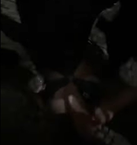 Mulher aparece sendo arrastada no chão por frequentadores no bar Outro Calaf. A confusão teria começado após ela defender o presidente Bolsonaro - Metrópoles