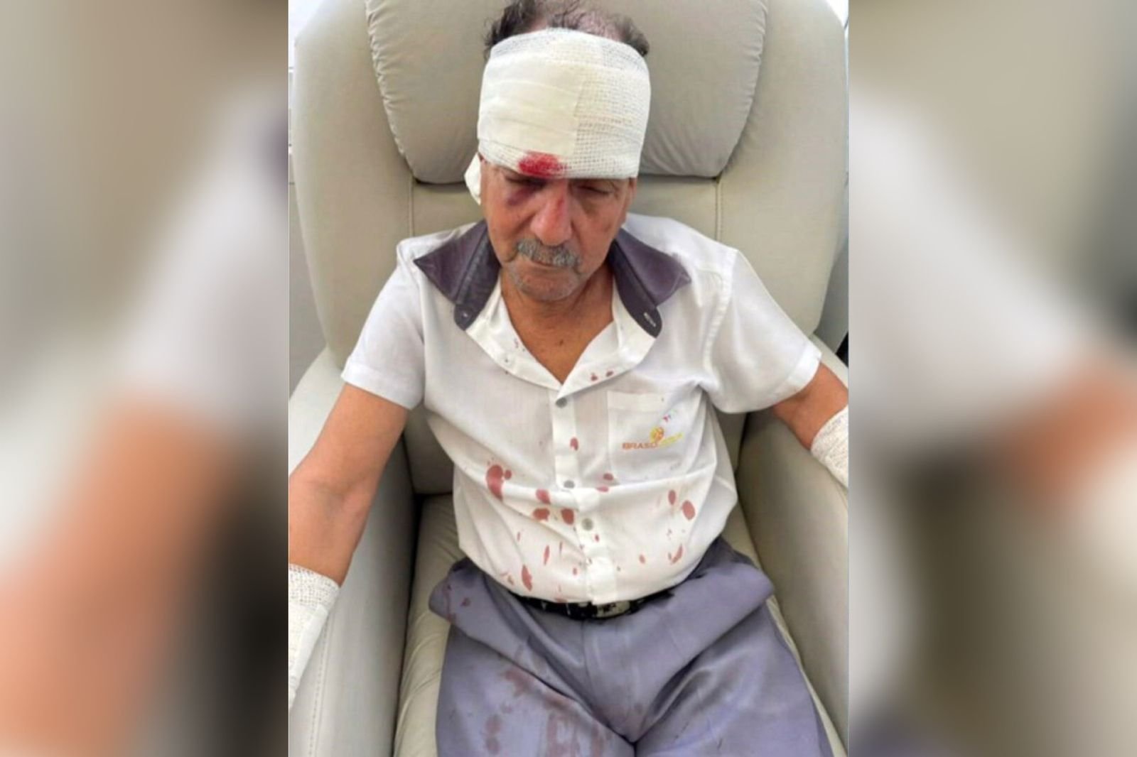 Luiz Carlos Ribeiro,69, motorista de ônibus agredido 2