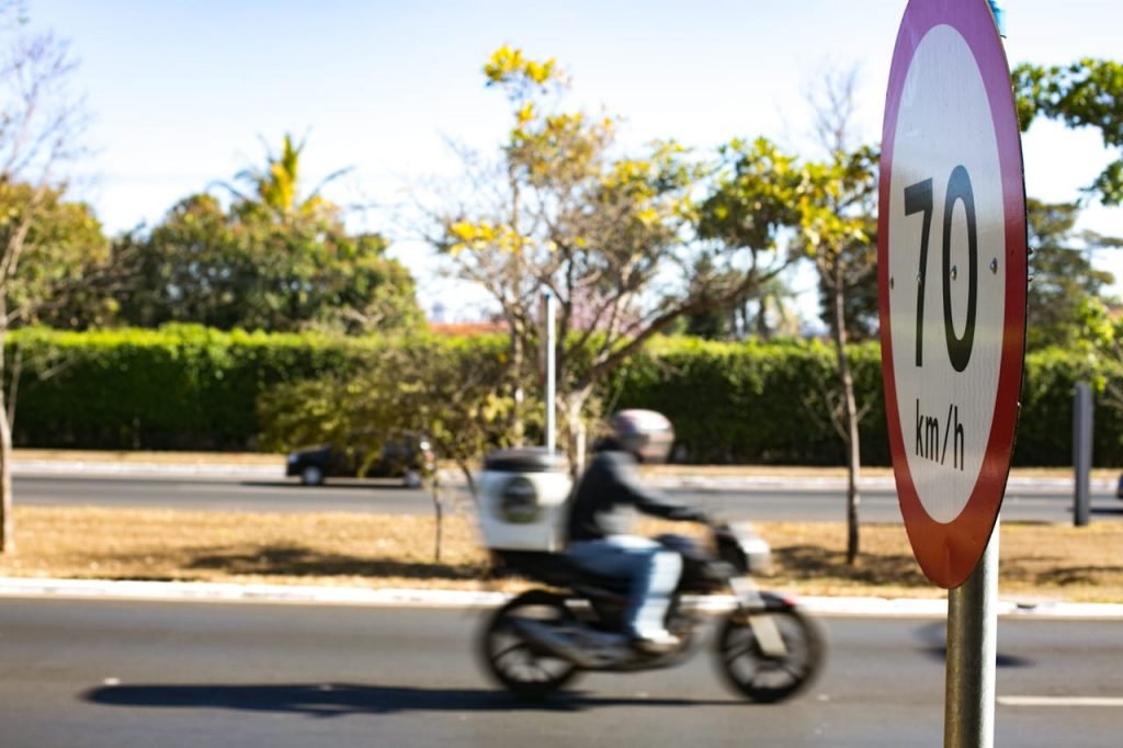 Local do acidente que fez um jovem vítima de imprudencia no transito de Brasília