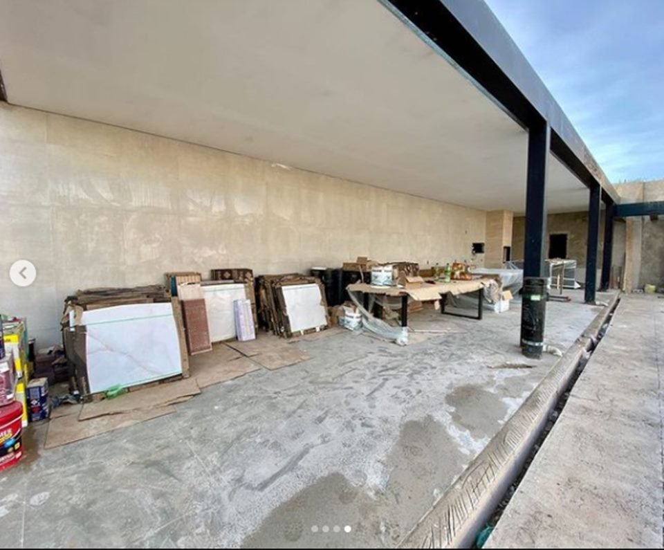 mansão em construção