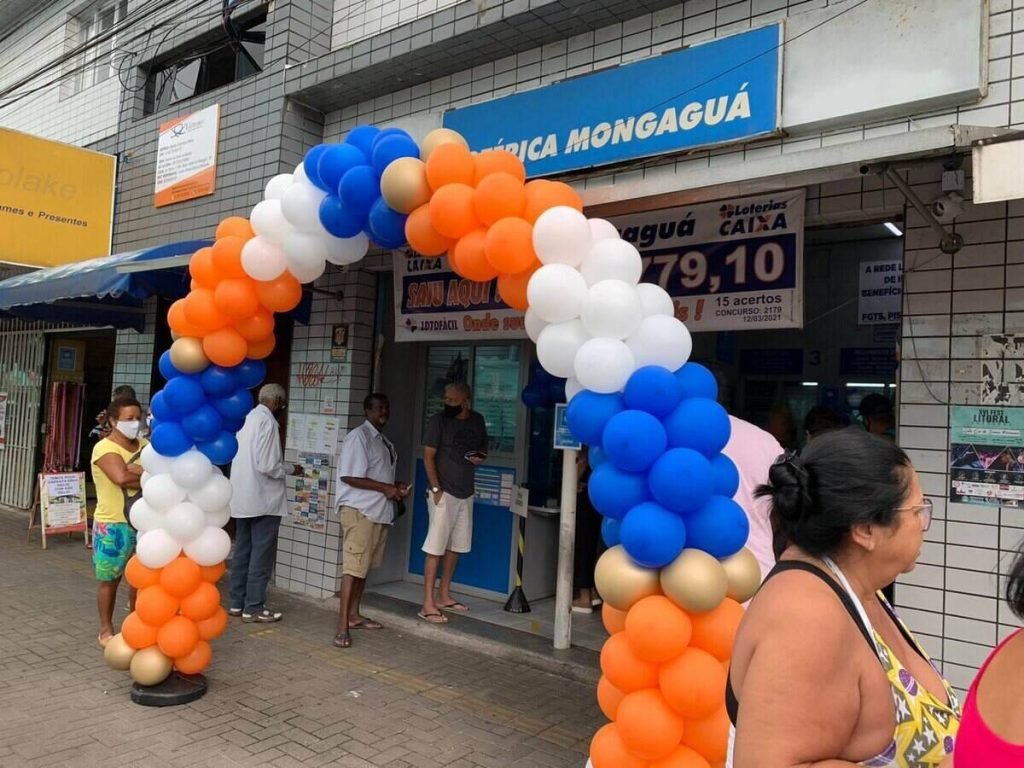 Movimento na Lotérica Mongaguá estava maior do que o normal