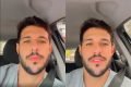 Rodrigo Mussi, eliminado do BB22, grava vídeo dentro de seu carro criticando a dinâmica com os eliminados do BBB22 e classificando a viagem como inútil - Metrópoles
