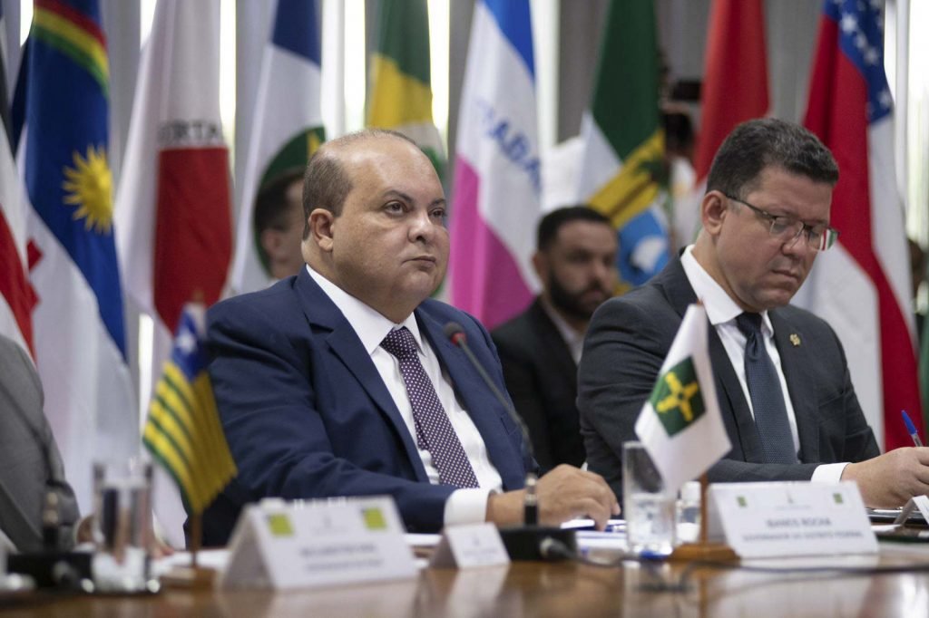 Governador Ibaneis Rocha, do DF, no X Fórum Nacional de Governadores - Metrópoles