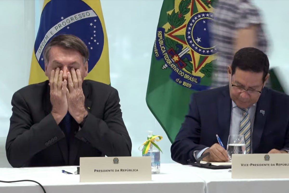 reprodução videos do presidente bolsonaro e ministros do STF divulgados