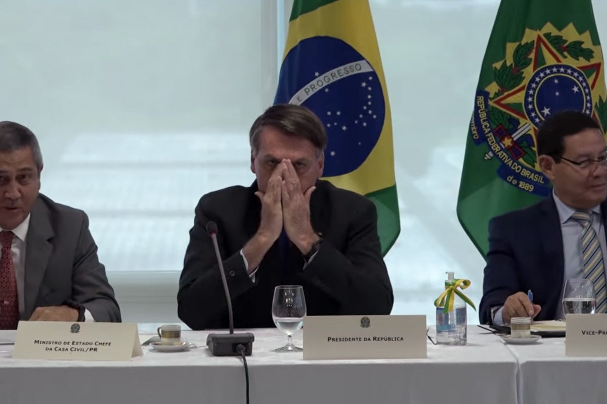 reprodução videos do presidente bolsonaro e ministros do STF divulgados