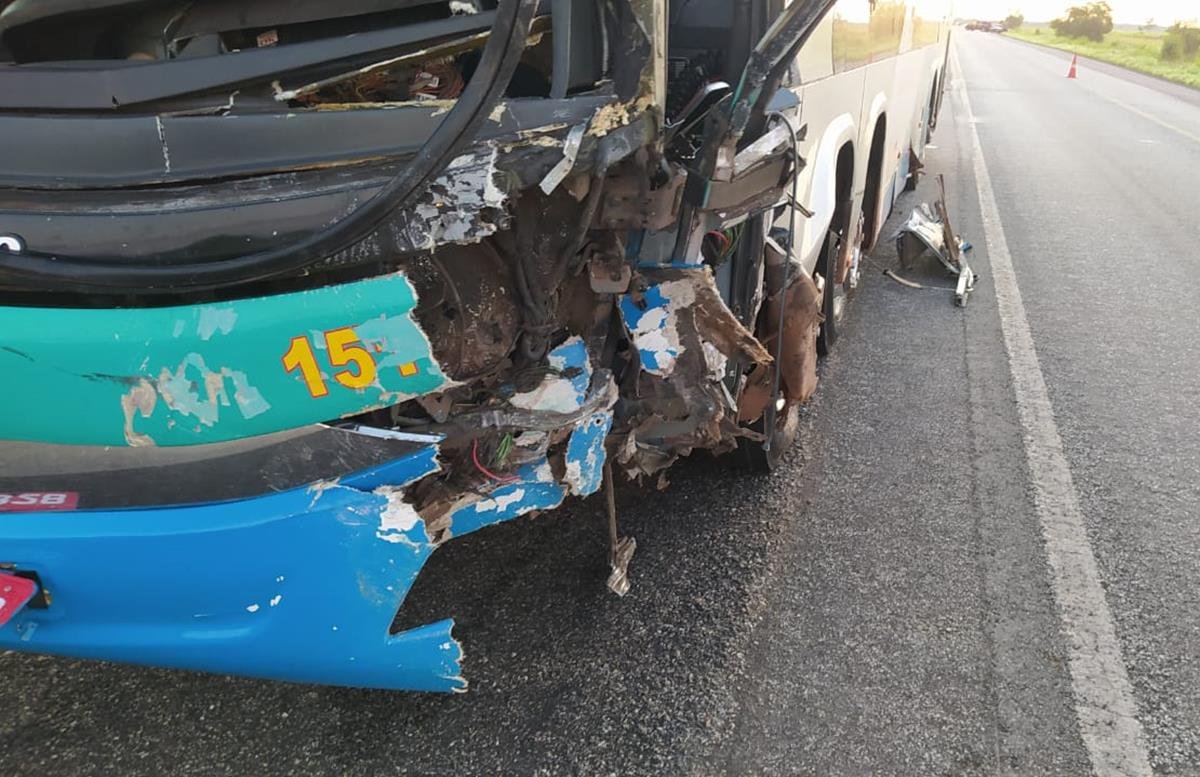 Carro de funerária bate de frente com ônibus e mata motorista em rodovia de  Goiás, Goiás