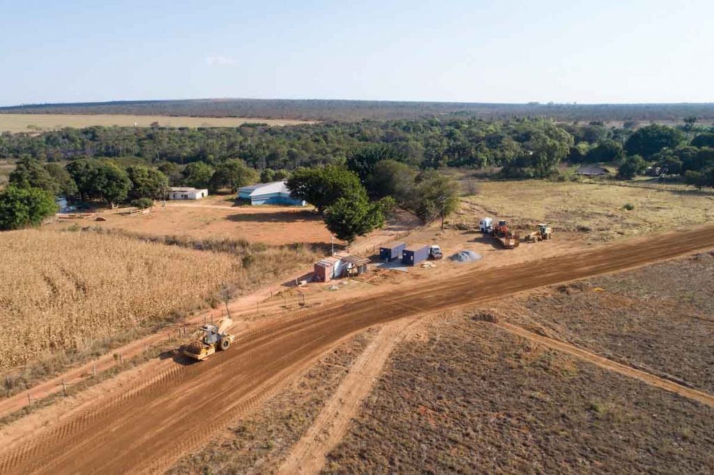 Invasão de terra na região entre a fazenda Santa Prisca e DF 001 no km 41