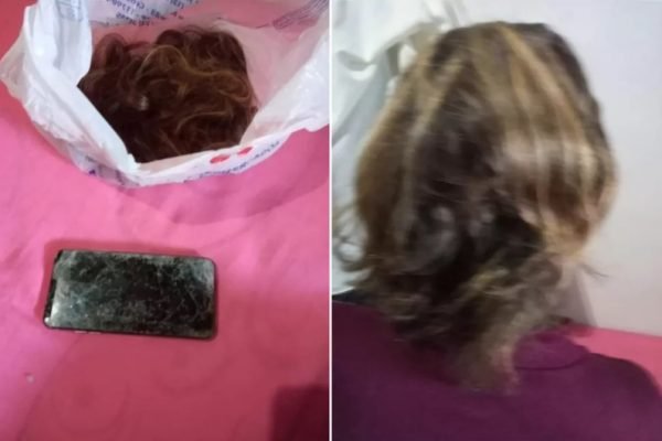 Jovem foi agredida e teve o cabelo cortado após discussão com o namorado; ele também quebrou o celular dela