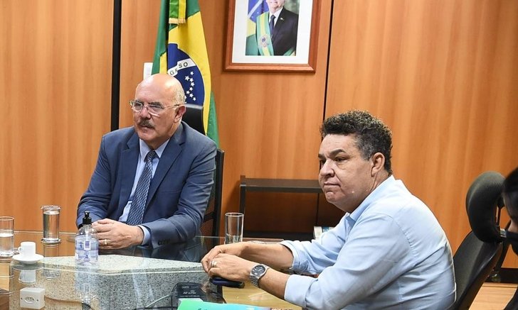 Ministro Milton Ribeiro e o pastor Arilton Moura